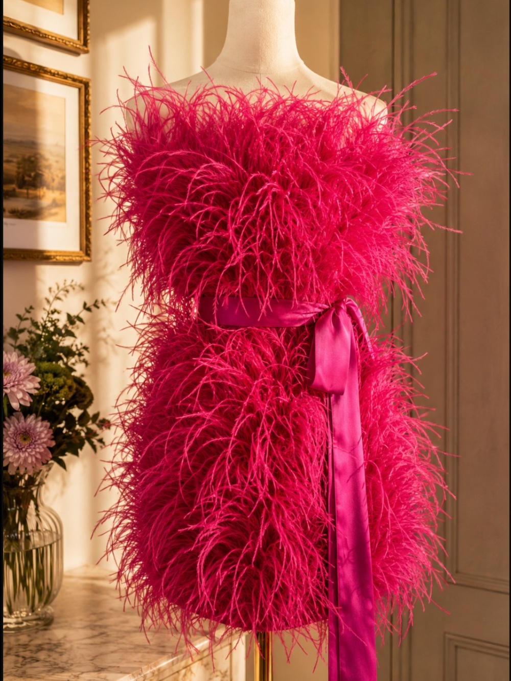 Mac Duggal Feather Mini